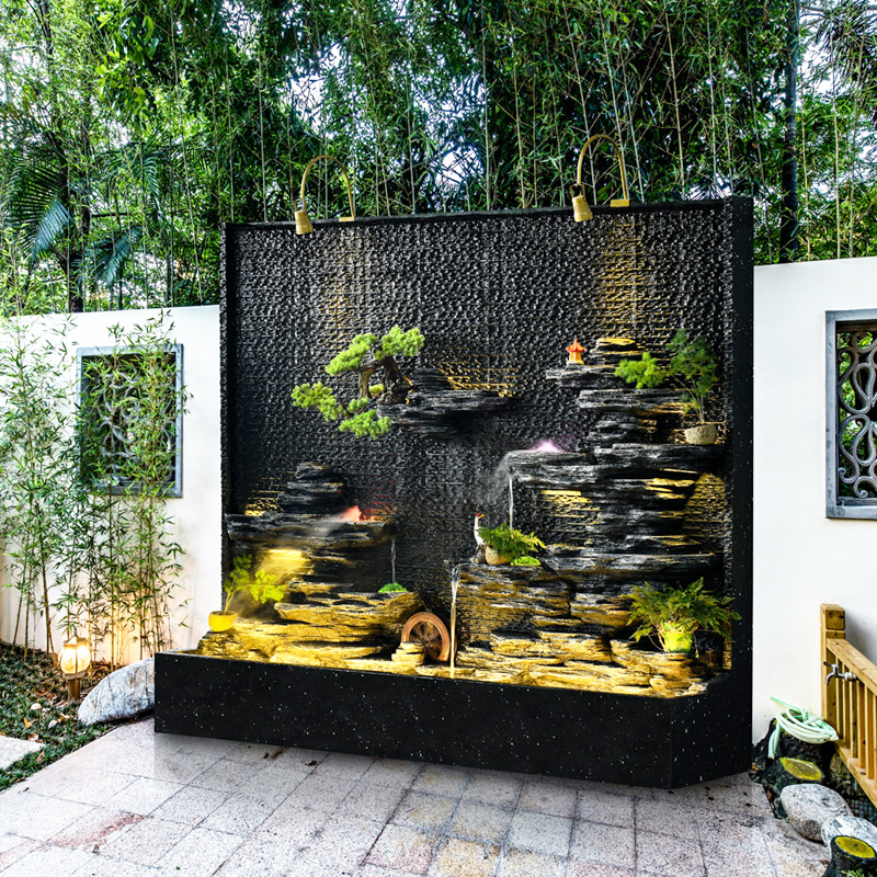 庭院设计|一处小水景让你的院子充满生机与活力,美得很活泼