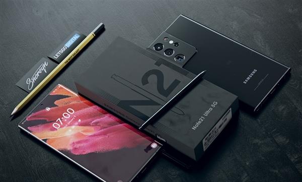 高通骁龙|Galaxy S22 Ultra渲染图曝光,骁龙898加持,居中挖孔屏