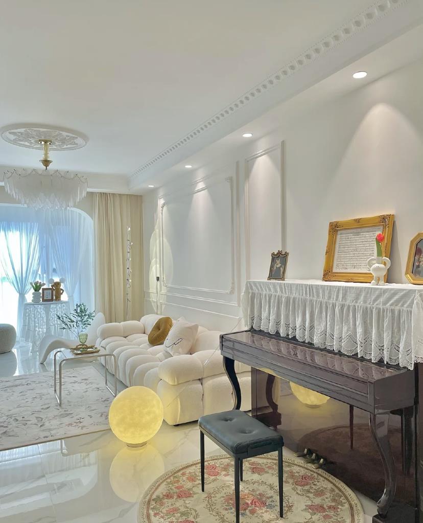 这是我们见过最浪漫的132㎡法式装修，屋内干净到“一层不染”