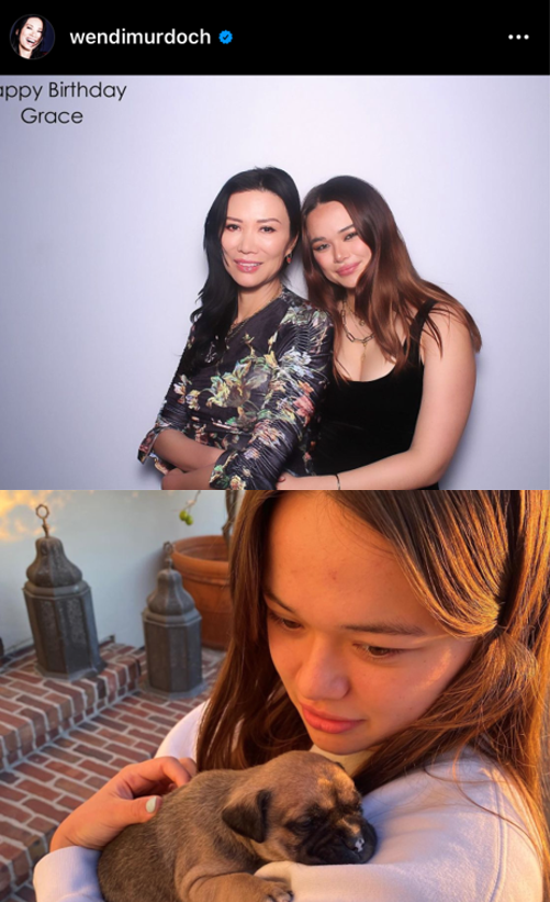 邓文迪|邓文迪大女儿20岁生日，穿黑吊带裙秀丰腴身材，与老妈合影像姐妹