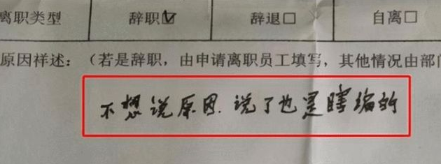 00后|00后奇葩辞职理由，老板无奈签字，网友：这是谁的部将