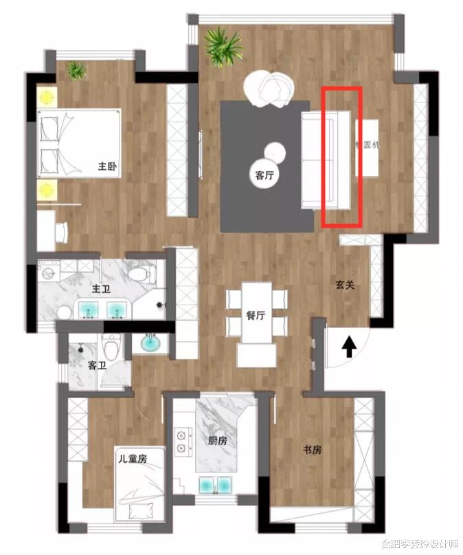 总结百套房装修经验,挑出N种沙发不靠墙的装法,拿去参考借鉴吧