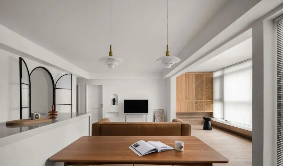 装修设计精选|123㎡的家如白巧克力般柔软,适合躺平用心感受纯粹生活