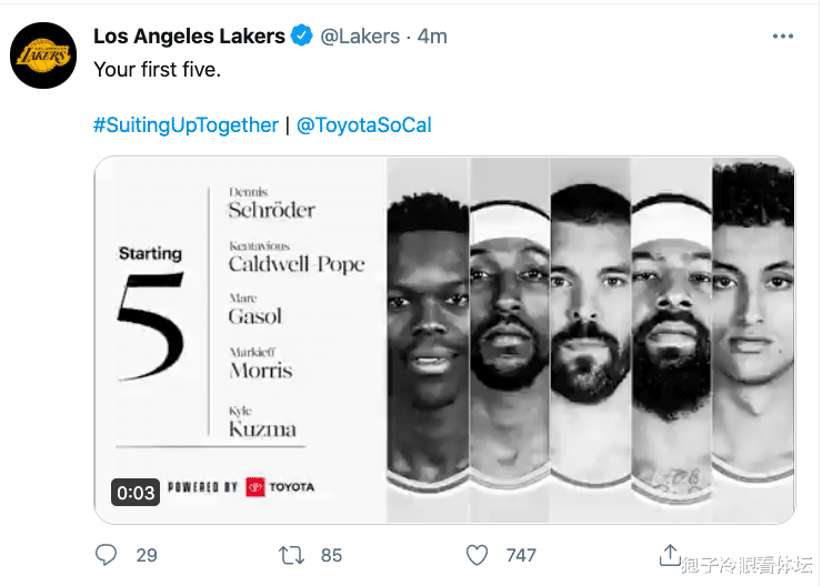 安德烈·德拉蒙德|7投5铁2板！庄神加盟夺走谁的时间？湖人悍将注定让位 给你机会不中用啊