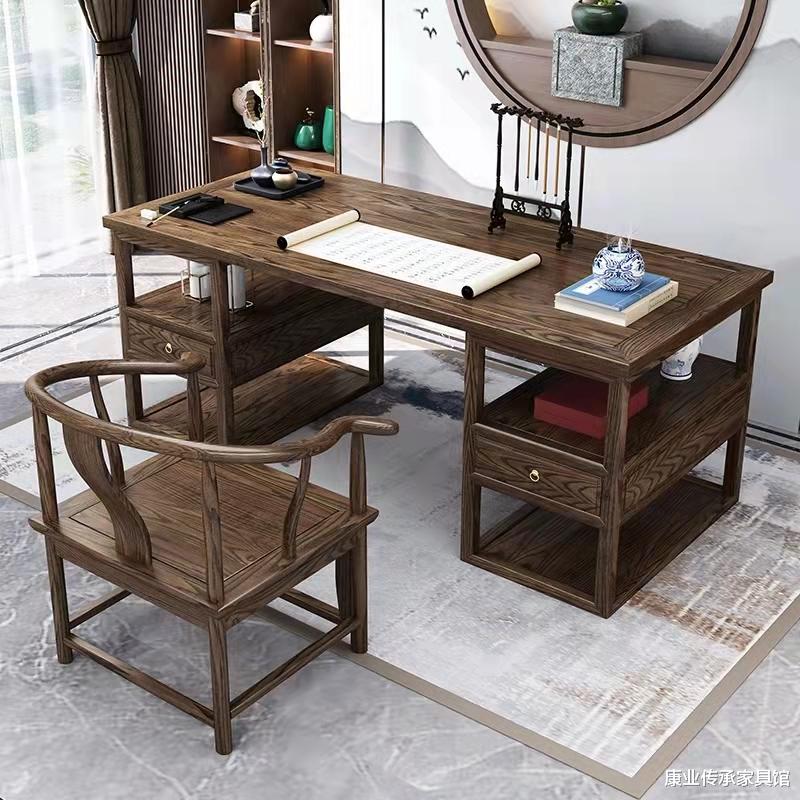 新中式书房，现代时尚气息，书香墨韵的安静空间