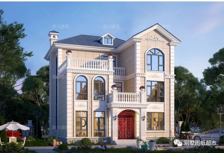 11米×12米，三层农村别墅，8室3厅套卧设计，好房子带来好生活