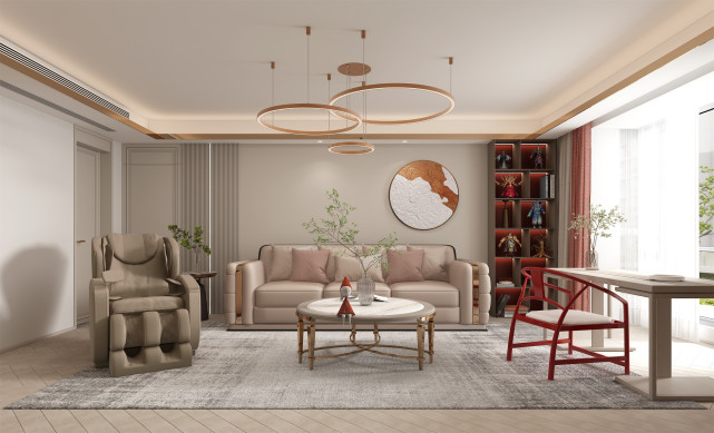 190㎡现代轻奢，淡泊优雅，舒适禅意