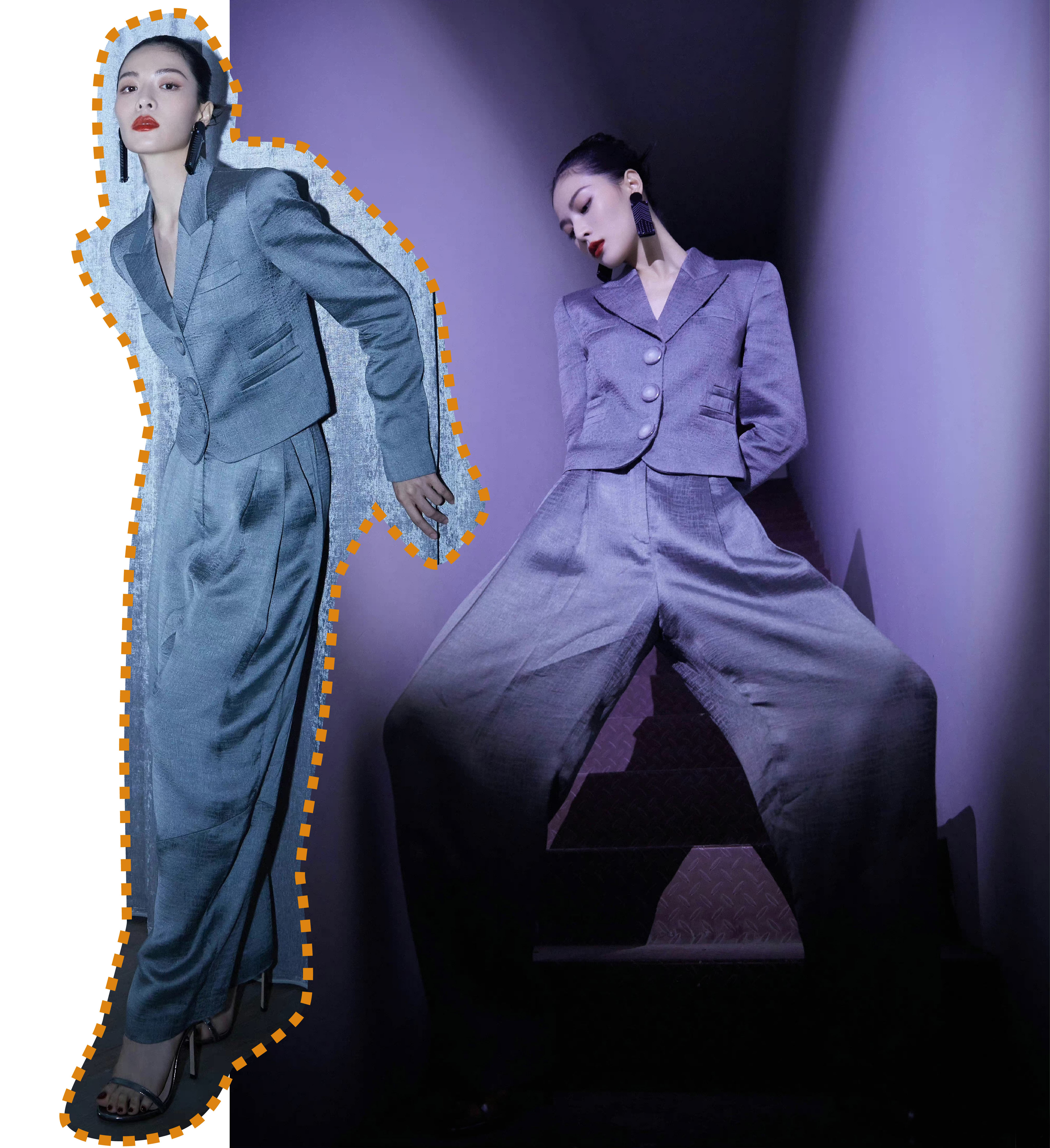 时尚不打羊|钟楚曦不做港风美女改走纯欲风?巧用锁骨裙展现撩人身材,太绝了