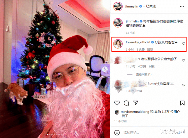 林志颖|林志颖熬夜准备圣诞礼物，小细节被疑有三胎，前任林心如赞好爸爸