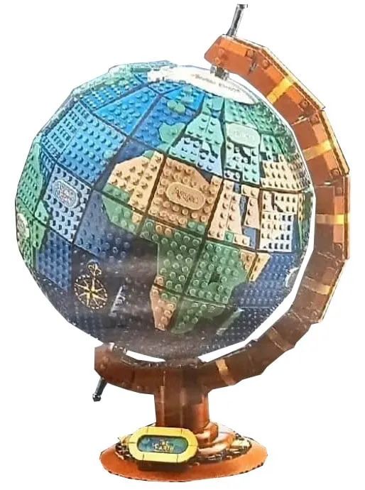 移动游戏|首张照片曝光！乐高Ideas套装21332地球仪将于2月正式上市