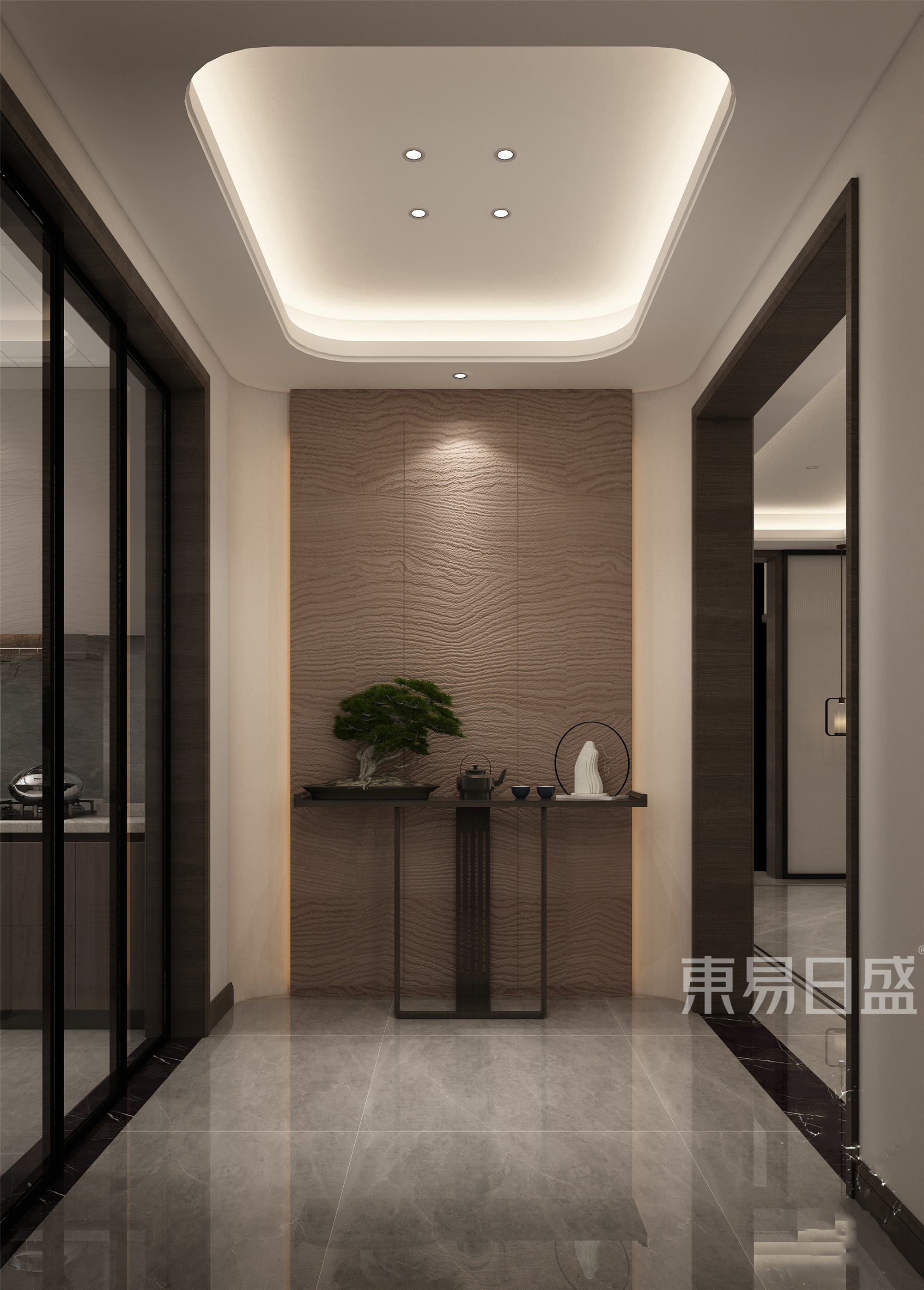 东易日盛石家庄|乾园燕熙台装修 | 素雅静谧新中式风