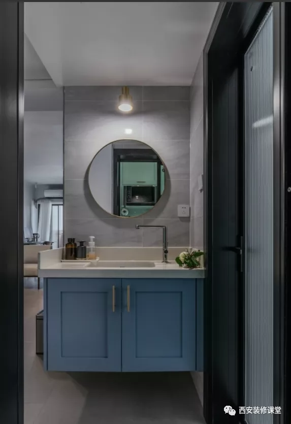 电视背景墙|85㎡两室刚需，餐客厅互换，满足在家办公