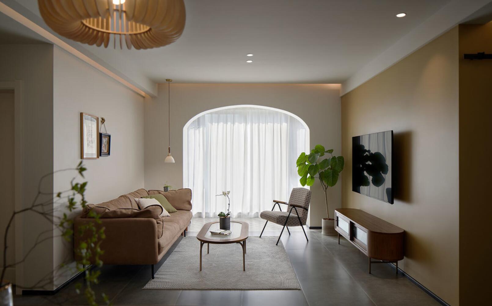 她晒出110㎡新家,虽说装修很简单,但骨子里都透着幸福感