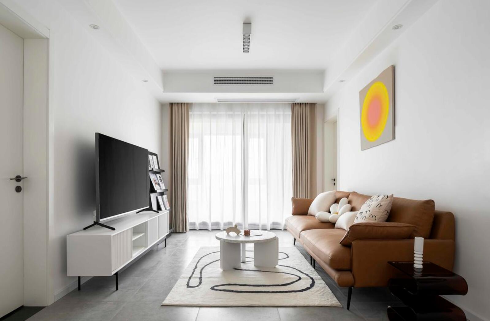 她家基装不到5万,却有了翻倍的空间效果,果然越简单越高级