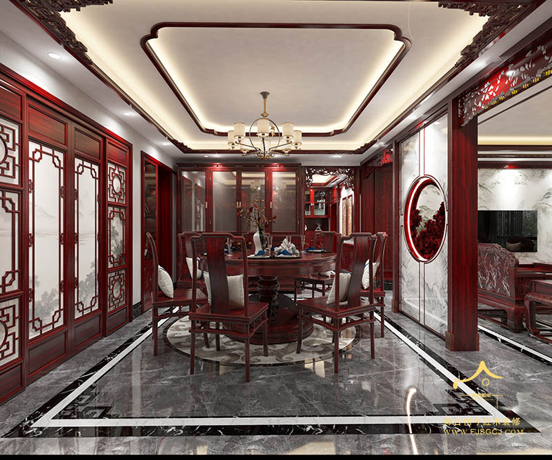 中式红木装修,让豪宅更有韵味