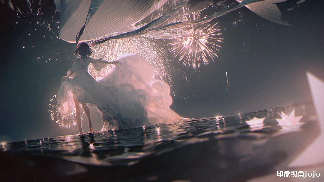 同人|二次元日系风格的同人少女插画，给人一种清澈华丽的透明感