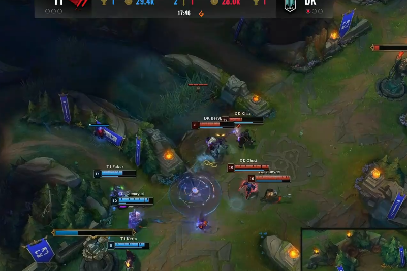 暗黑破坏神2|盲僧成功抢下大龙扭转乾坤，T1稳扎稳打扳回一城