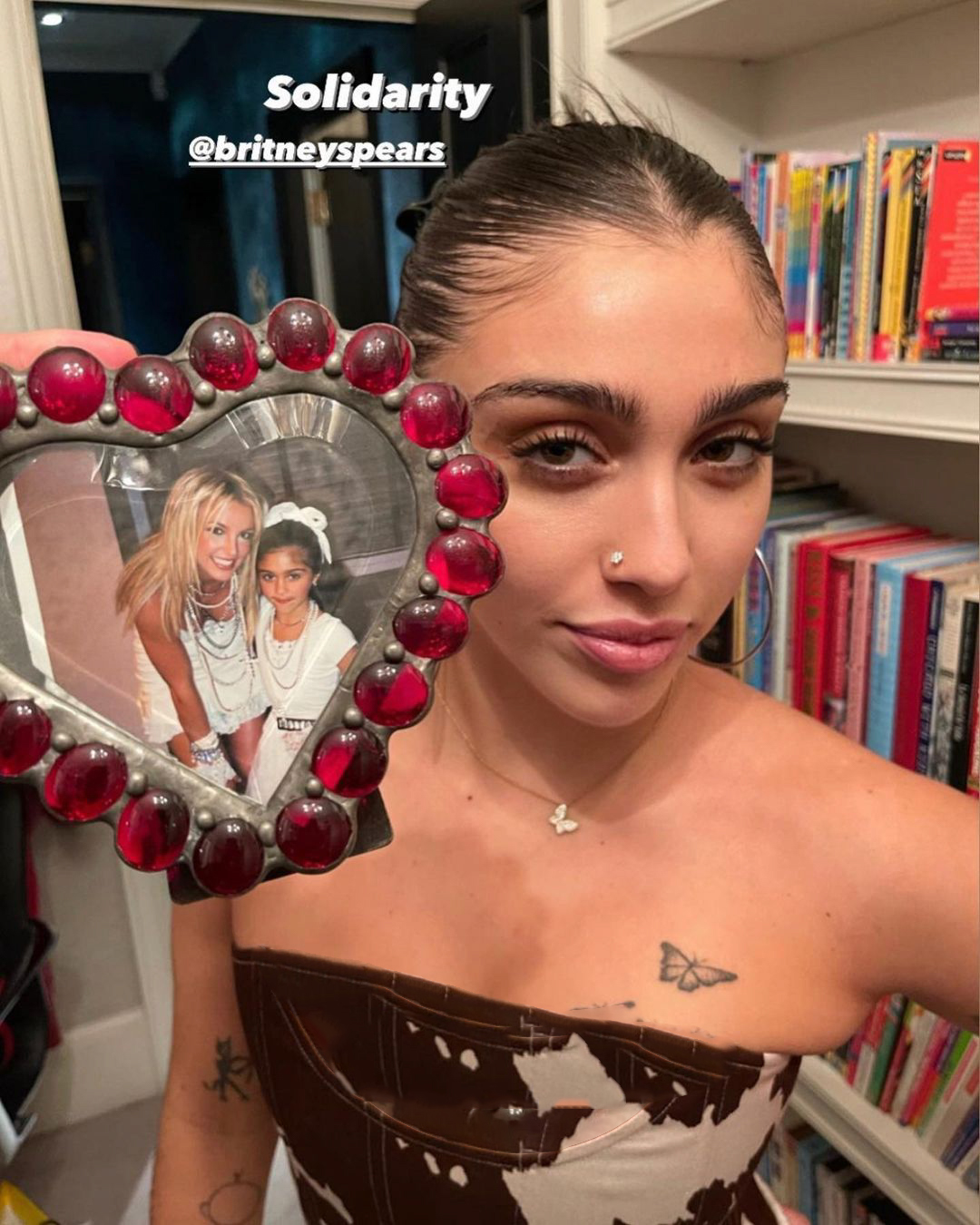 麦当娜|麦当娜女儿晒儿时与布兰妮合影：小甜甜已变老，小可爱已亭亭玉立