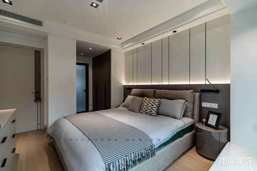 139㎡五居室设计，黑白灰的简净之家，真好看~