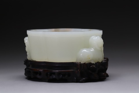 和田玉籽料|和田玉籽料“枣黄皮 三阳开泰”水盂.