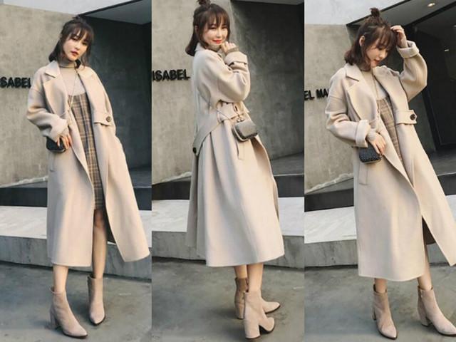 潮流搭配菌 秋冬季节,大衣怎么选?就选“卡其色”大衣,百搭又高级