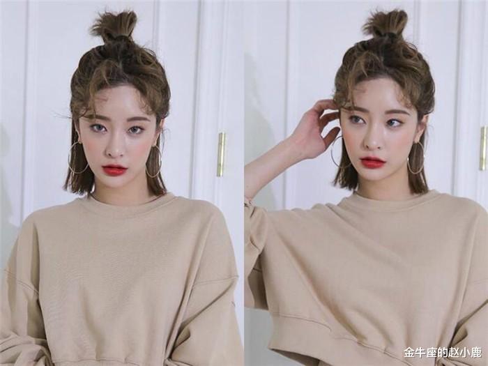 运动|2021年流行“短发扎一半”，减龄满分，承包春夏的美