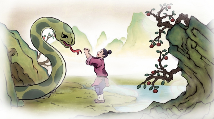 蟒蛇 蛇能吞下多大的动物？泰国出现罕见一面，这头牛悲剧了