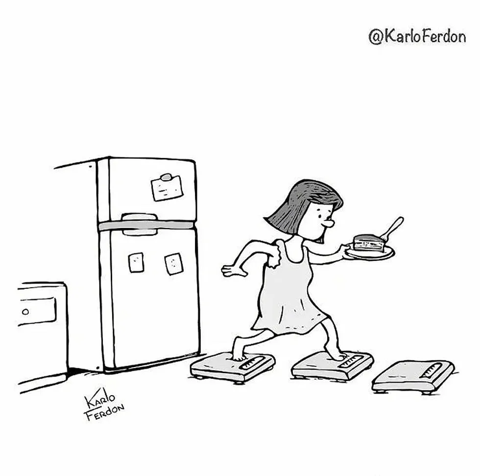 |Karloferdondの幽默漫画：右手，你居然出轨了！