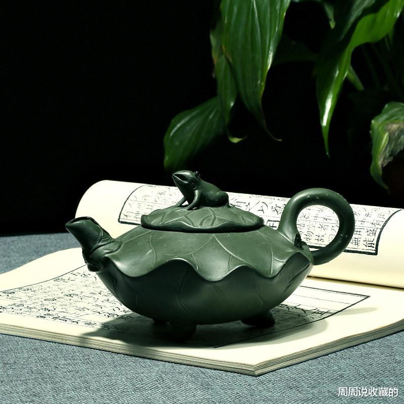 紫砂壶|聊一聊紫砂壶中一种神秘的泥料，民国绿