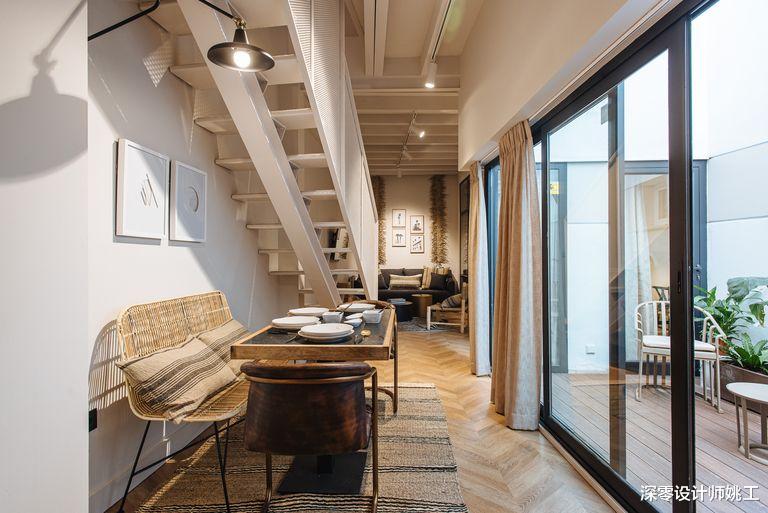 看了这个简约的122㎡复式，原木和黄色的渲染，领略到大自然的魅力