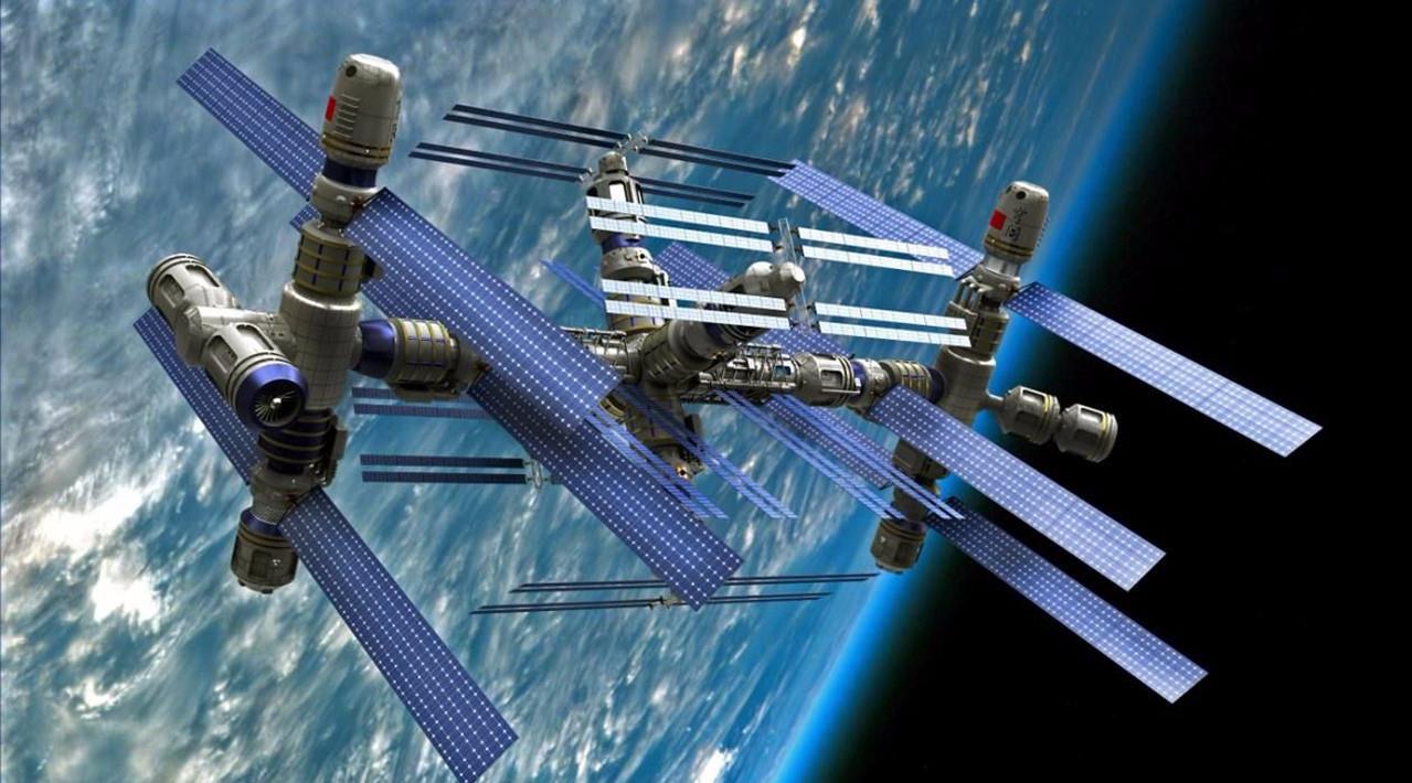 情微说 相差300吨，中国空间站与国际空间站对比，天宫空间站有何优势？