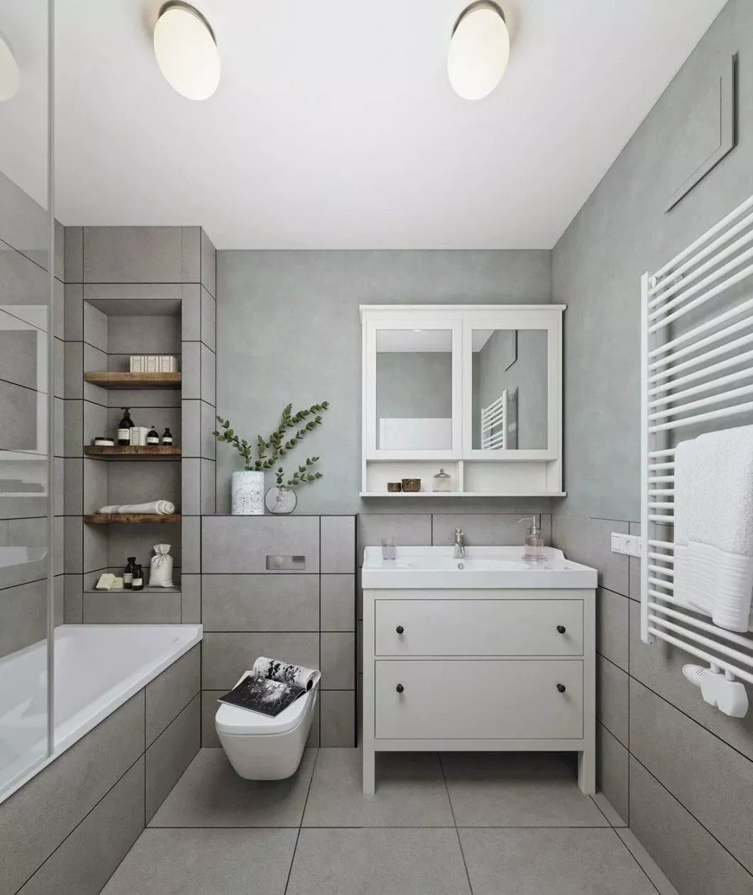 卫生间的10个设计原则,让小卫生间装出豪宅的大气感!