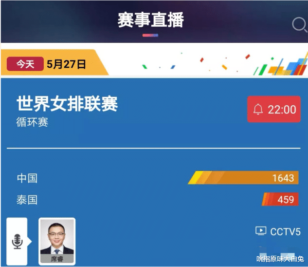 王梦洁|CCTV5直播中国女排VS泰国,席睿顶替洪钢来解说,王梦洁雪上加霜