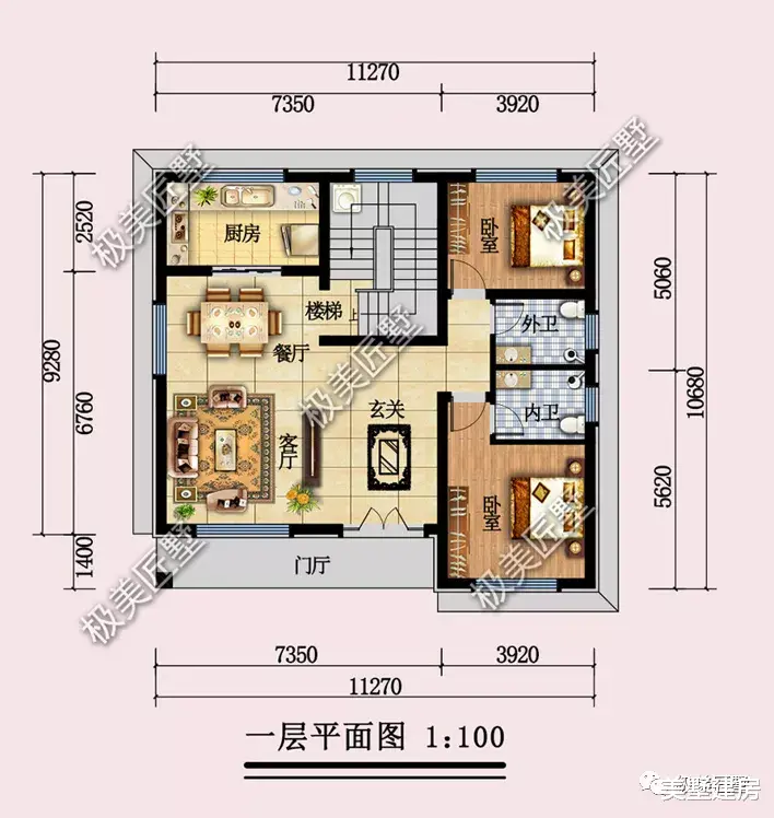 平屋顶设计，款式简单的三层别墅，简约大气，值得一看！