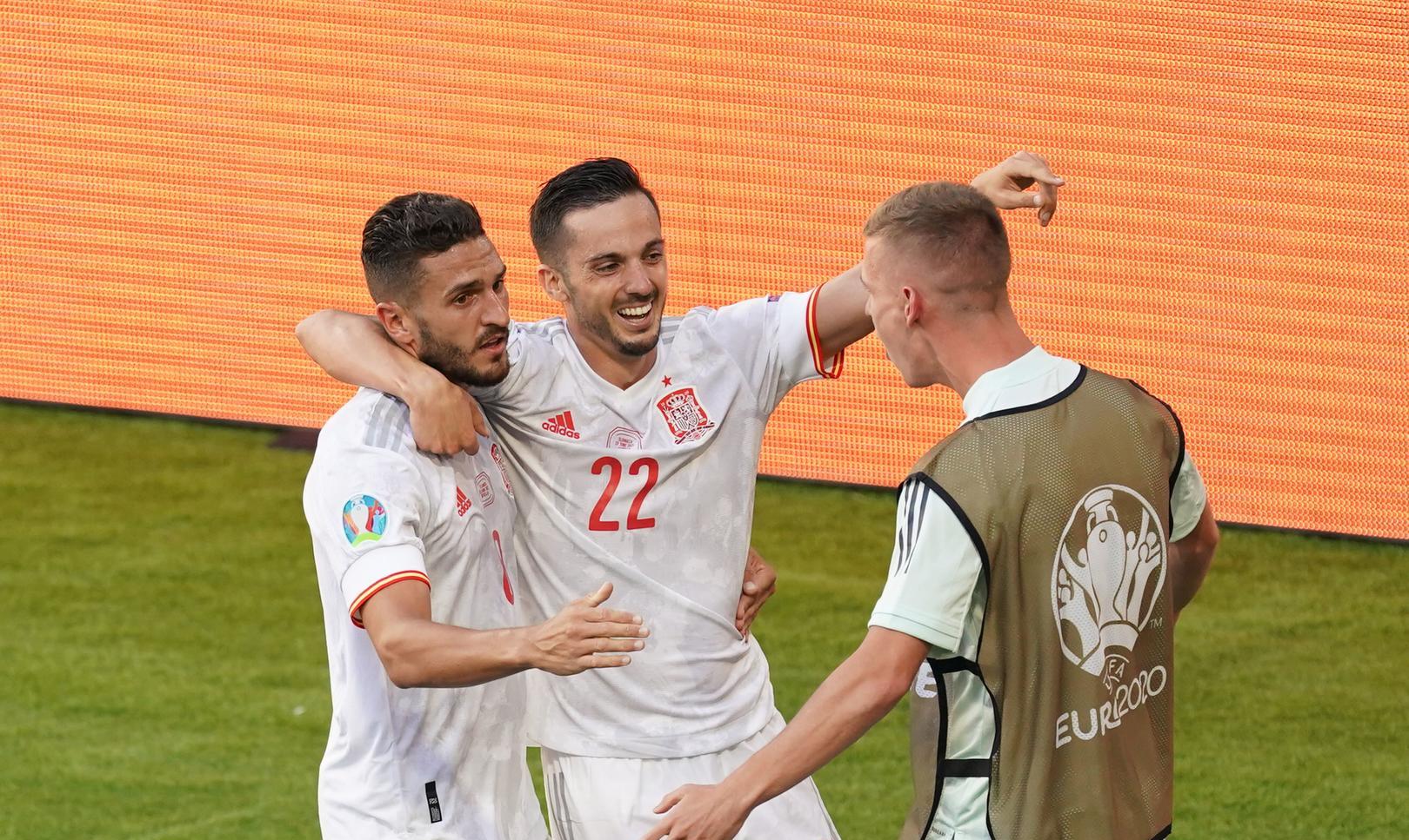 西班牙队|西班牙队控球率大降获大胜,恩里克死等一人赌对了,皇萨对决来了