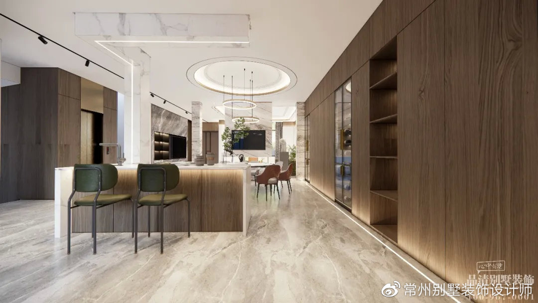 常州别墅设计师 品清别墅装饰|现代轻奢风格案例赏析