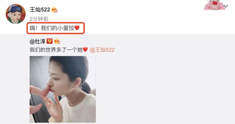 王灿|王灿首晒全家福，发长文回忆生产经历，列举细节力证杜淳是好丈夫