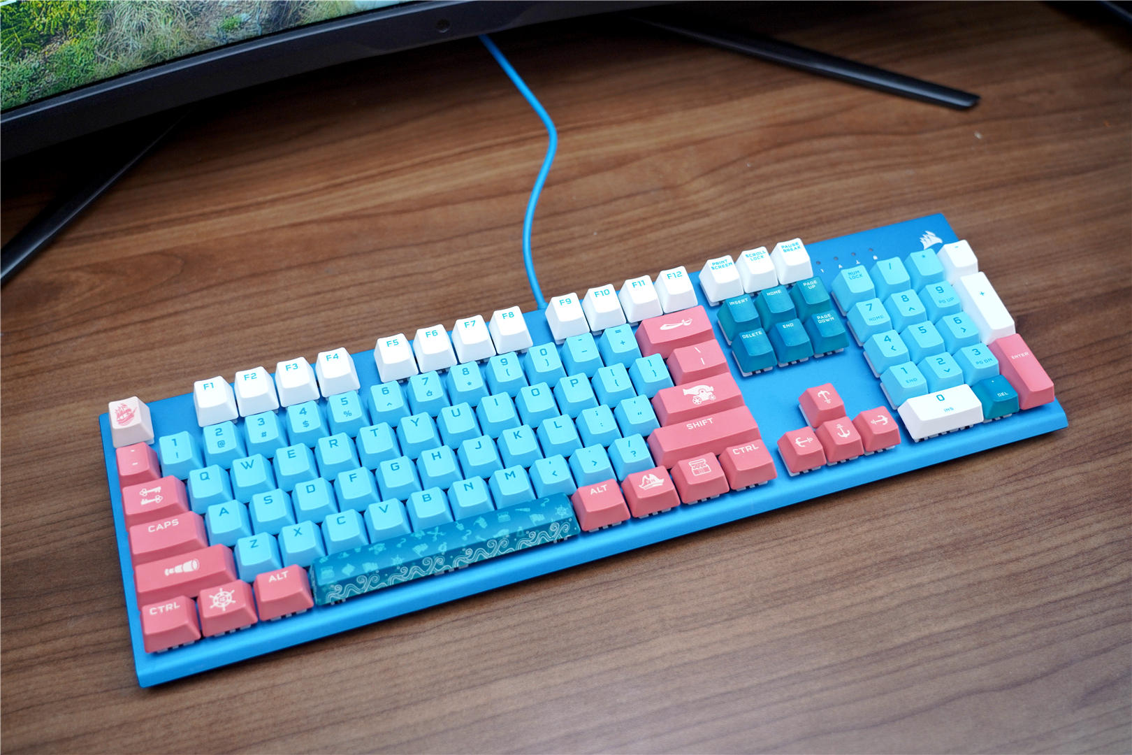 机器人|杰克船长的新“坐骑”,伴你遨游大海,海盗船碧蓝之海机械键盘