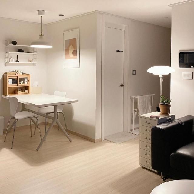 分享一对韩国夫妇的家,简约不简单,整体效果没有丝毫俗气,治愈