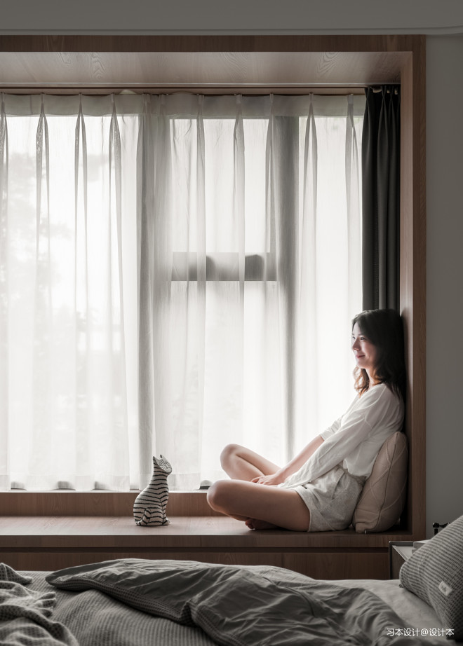 |弧形与空间构造柔美简致的居家美学