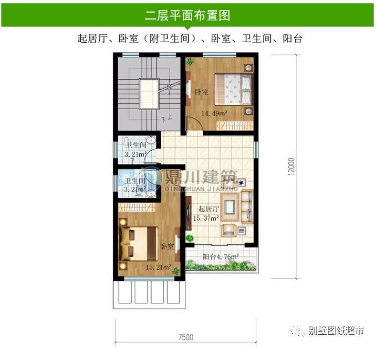 超小开间面宽最小仅4.5米，6款农村别墅，小户型也有大幸福