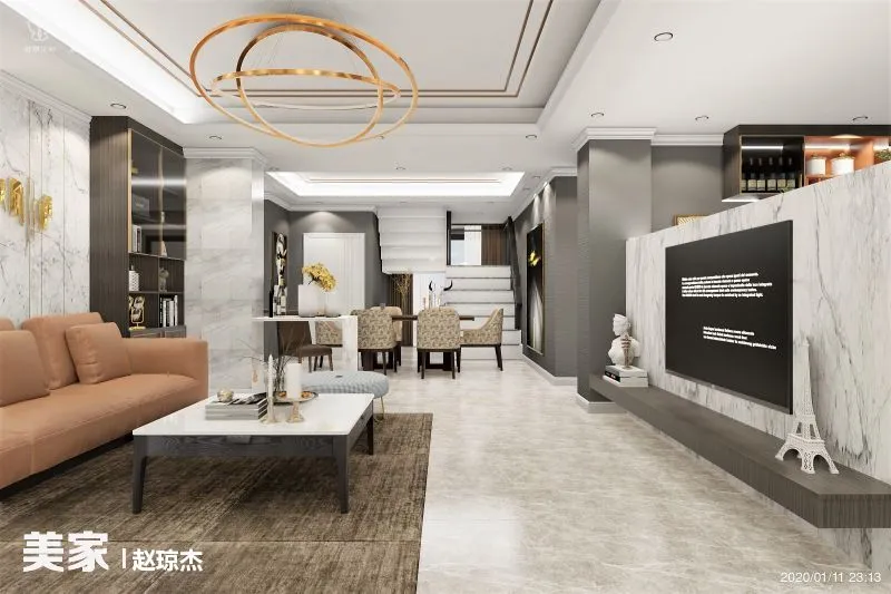 |沙发不是非得靠墙,30个绝美客餐厅设计案例,赶紧收藏!