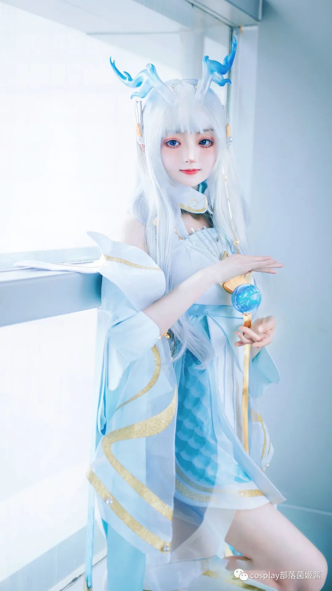 |cos：王者荣耀西施游龙清影cos正片@鹿卉