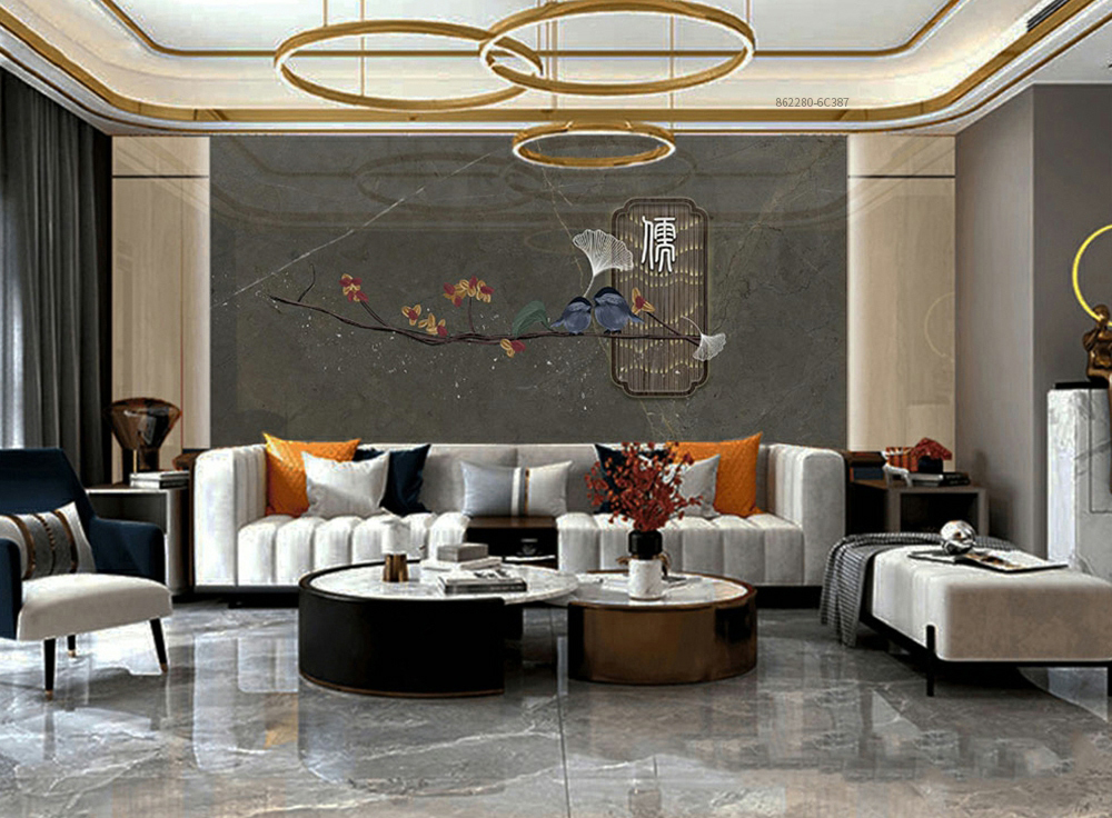 宋图网|禅意意境背景墙打造追求宁静舒适的家