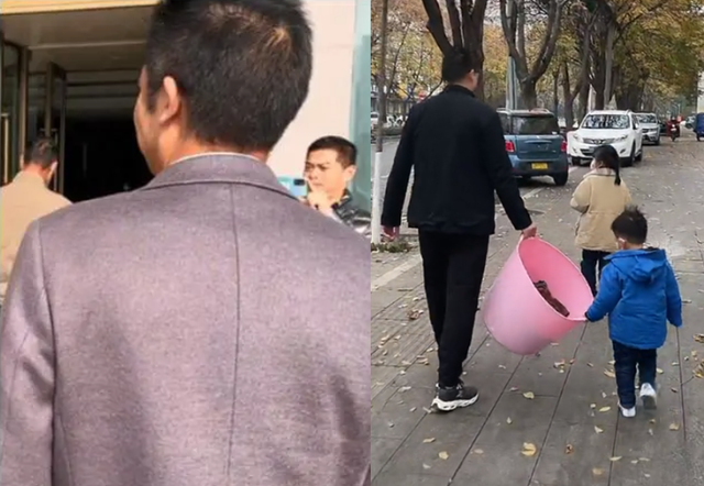 王岳伦|田静分享生活日常，姚威带着两个孩子去搓澡，一家子基因太强大了