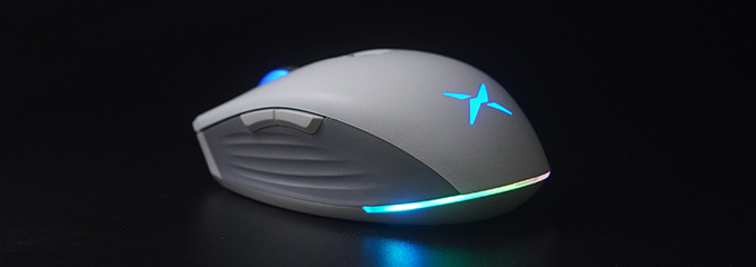 芯片|可换上盖设计 多彩M820猎境者三模无线游戏鼠标体验