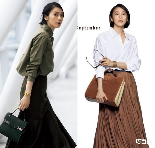 巧百搭|中年人穿衬衫要参考中年女博主，盲目学习小年轻，结果只会很拉胯