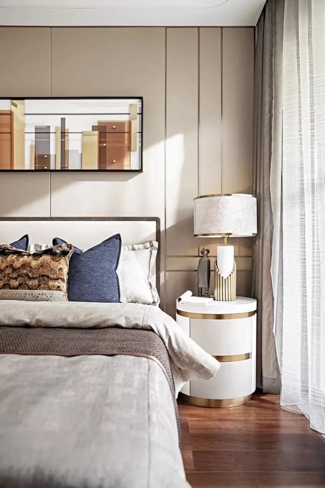 115㎡现代轻奢,配色稳重优雅,材质华丽高级,风格很独特