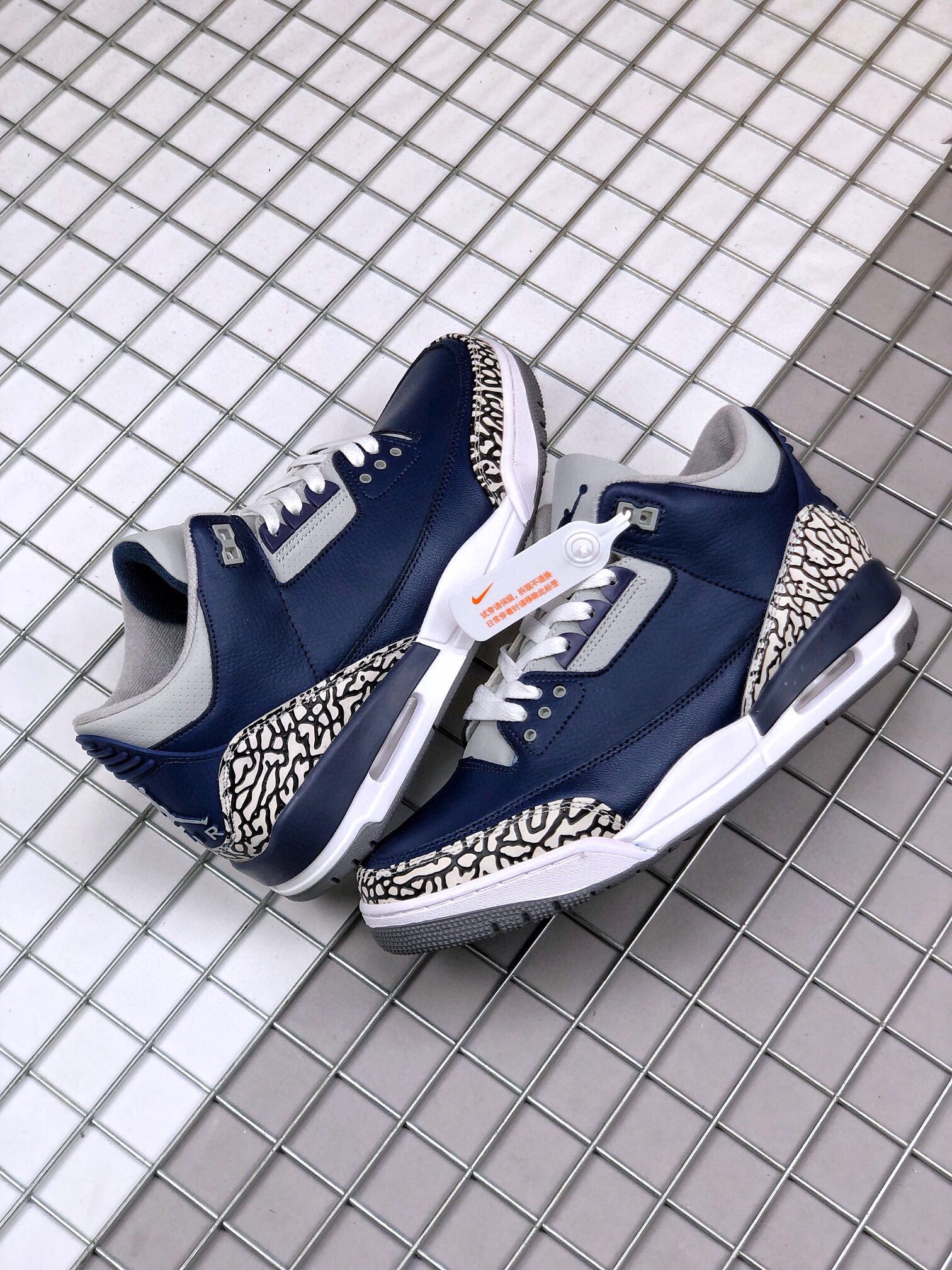莆田鞋匠|Air Jordan 3 “Midnight Navy”午夜蓝