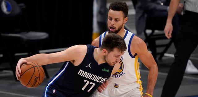 斯蒂芬·库里|勇士4虎将轰101分！库里打疯了，险造16分逆转！库里东契奇创纪录